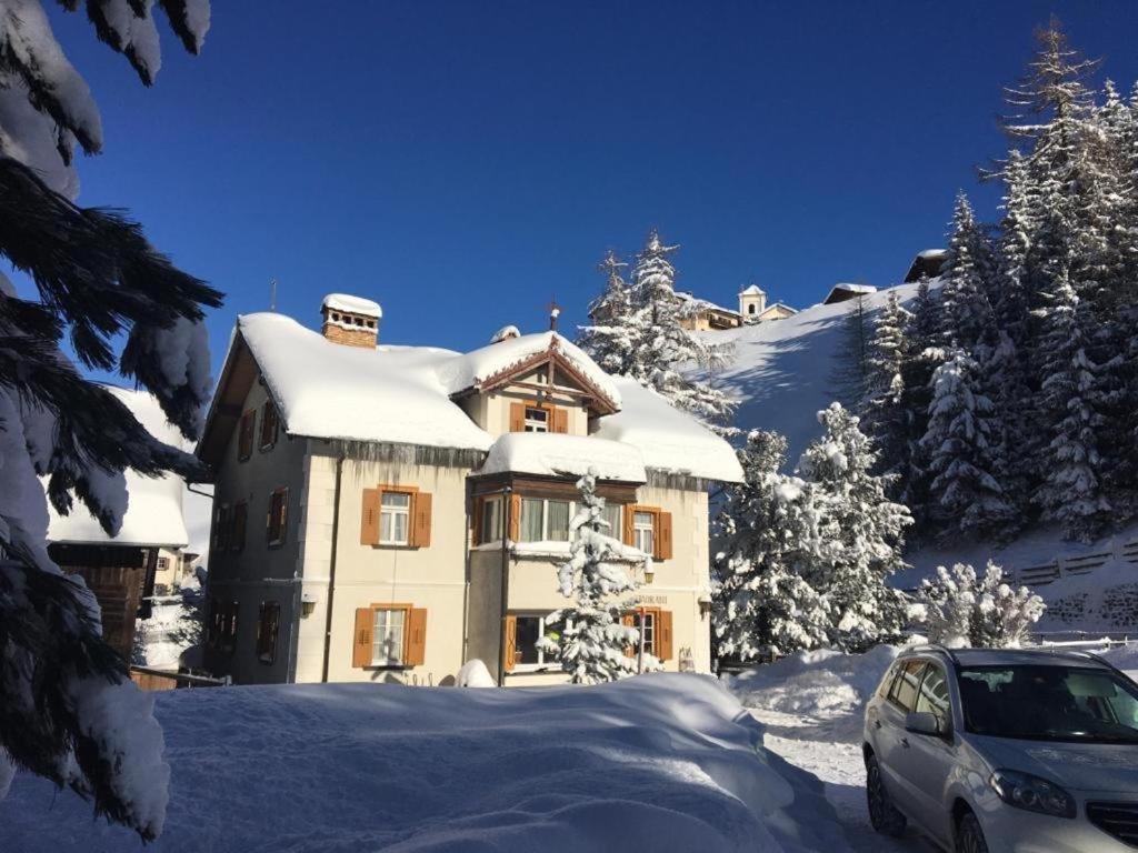 Ferienwohnung Haus La Punt, Savognin Rona Exterior foto